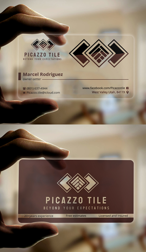 Diseño de Tarjeta de Presentación por Expert Bappy para Picazzo Tile  | Diseño: #30621033