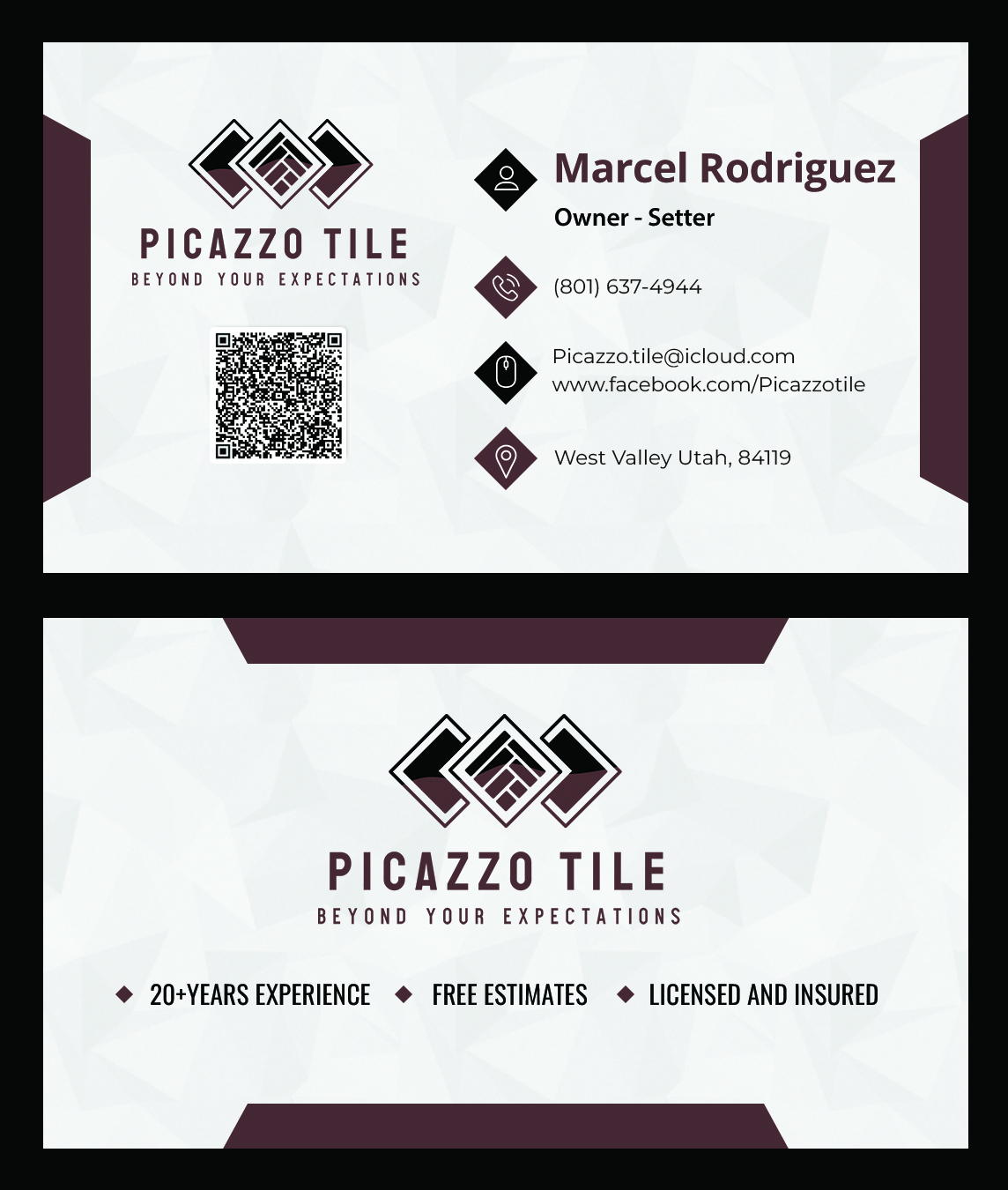 Visitenkarten-Design von M79 für Picazzo Tile  | Design #30615562