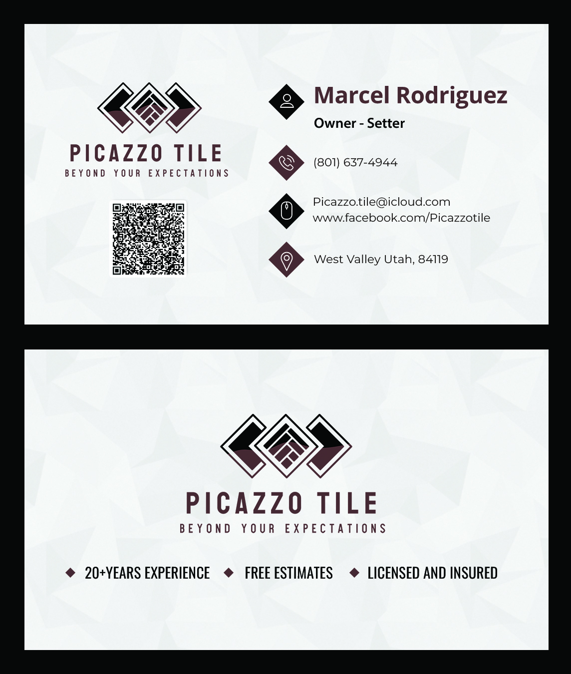 Visitenkarten-Design von M79 für Picazzo Tile  | Design #30615585