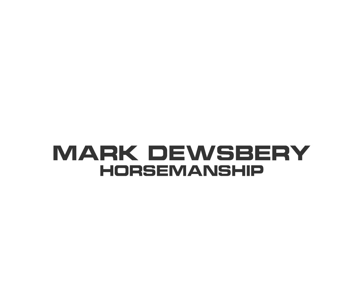 Serious, Professional, Horse Trainer Logo Design for Mark Dewsbery