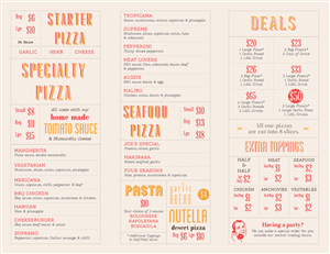 Menu Design by Ally1234567