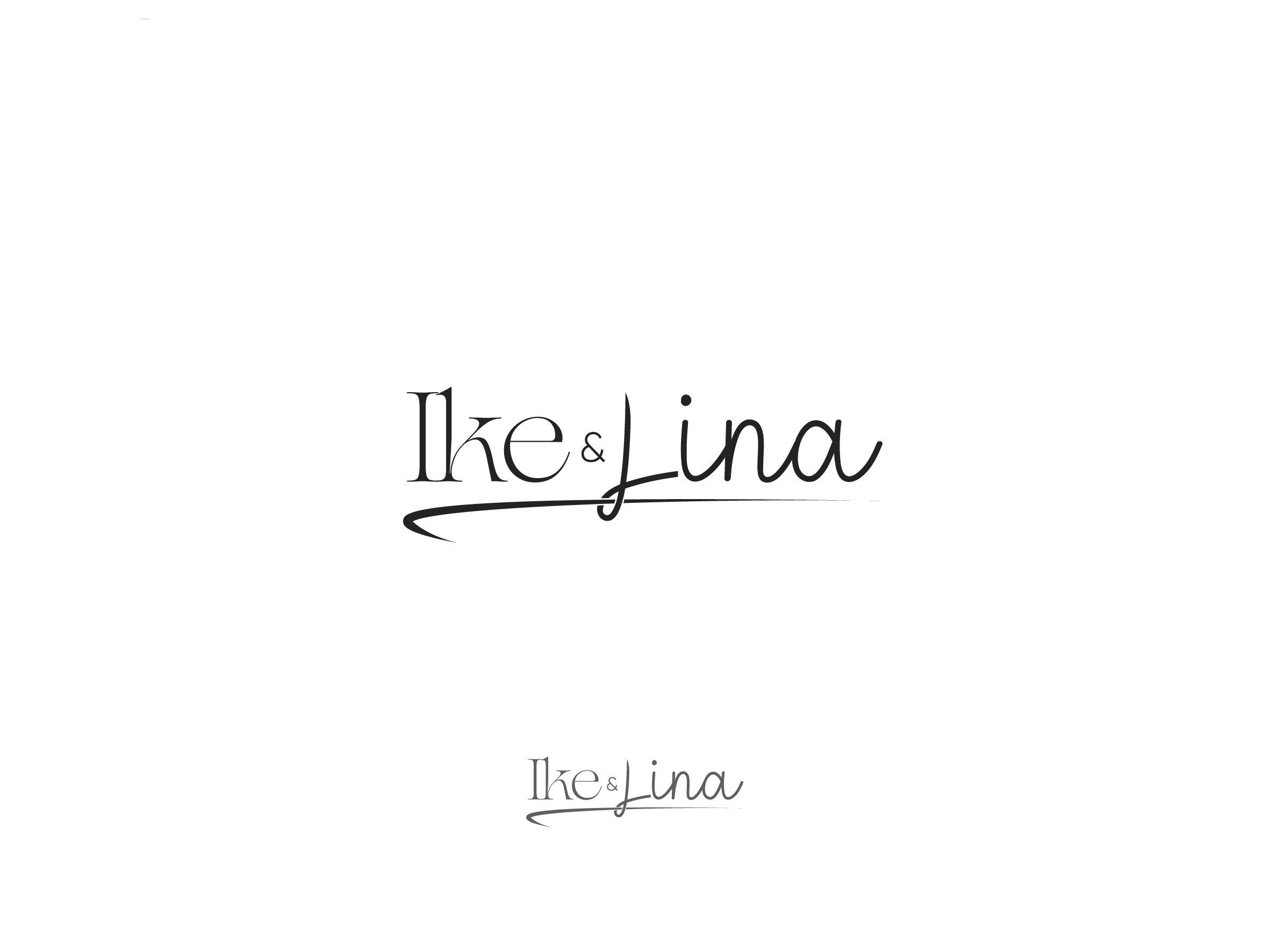 Logo Design by AbrinaDesign for Ike & Lina | Design #30624285