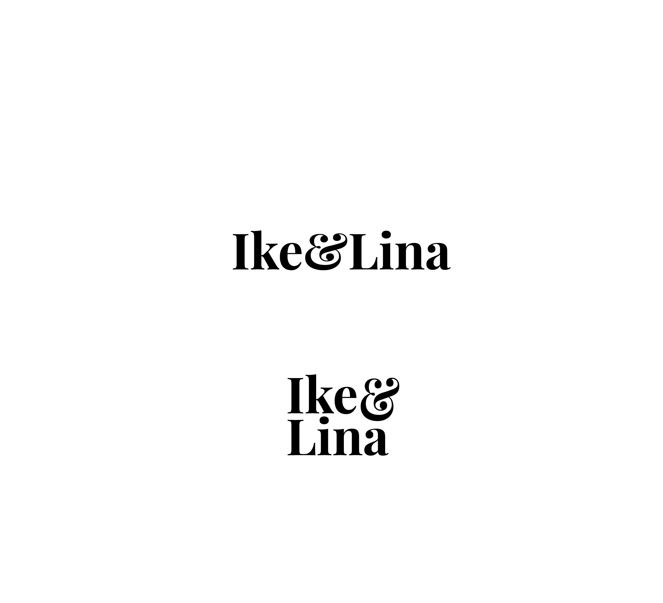 Logo Design by Nazmin Nahar for Ike & Lina | Design #30633166