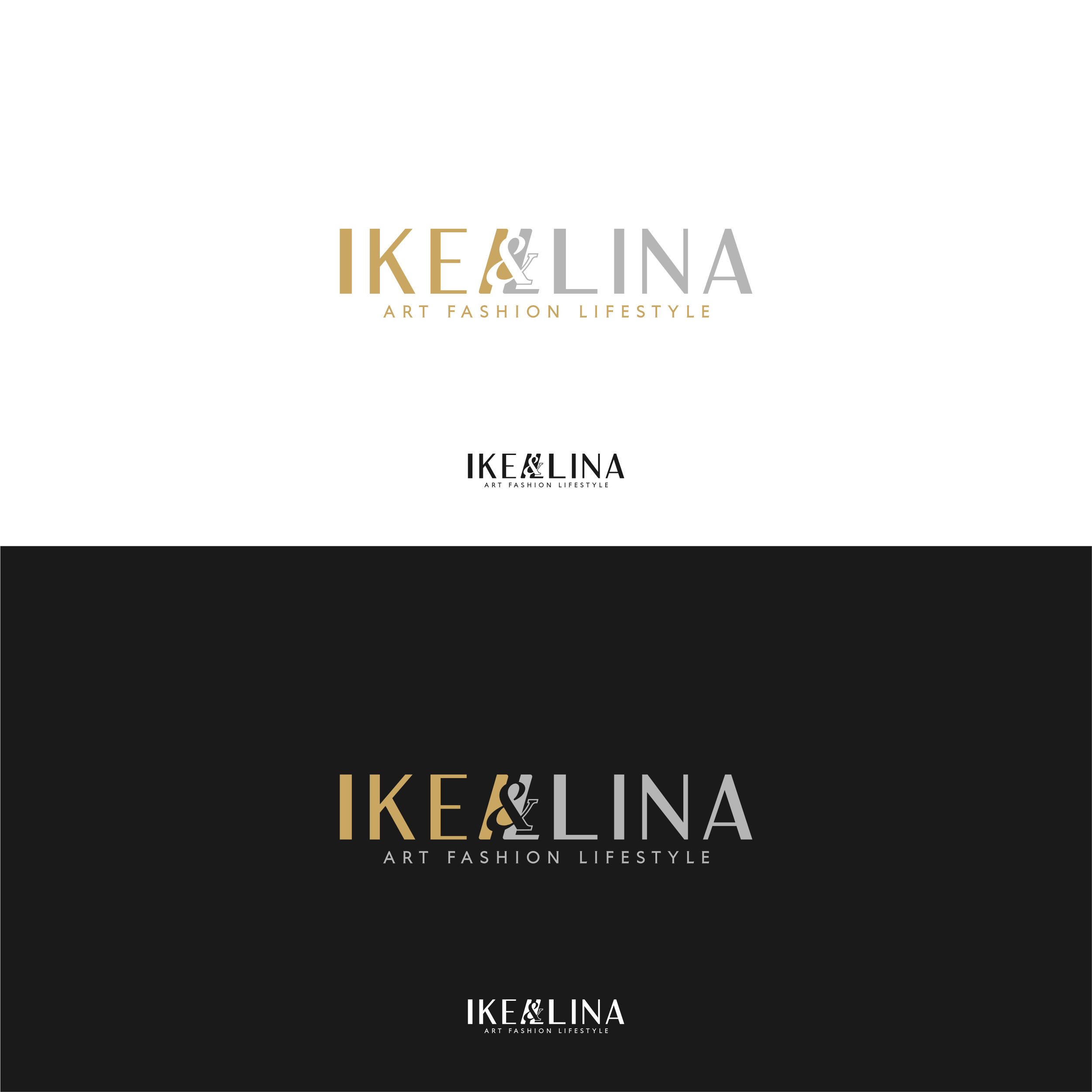 Diseño de Logo por YNCK para Ike & Lina | Diseño #30647209
