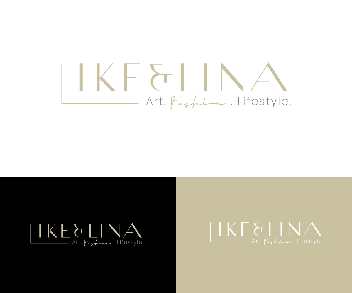 Logo Design by RaKu 2 for Ike & Lina | Design #30668734
