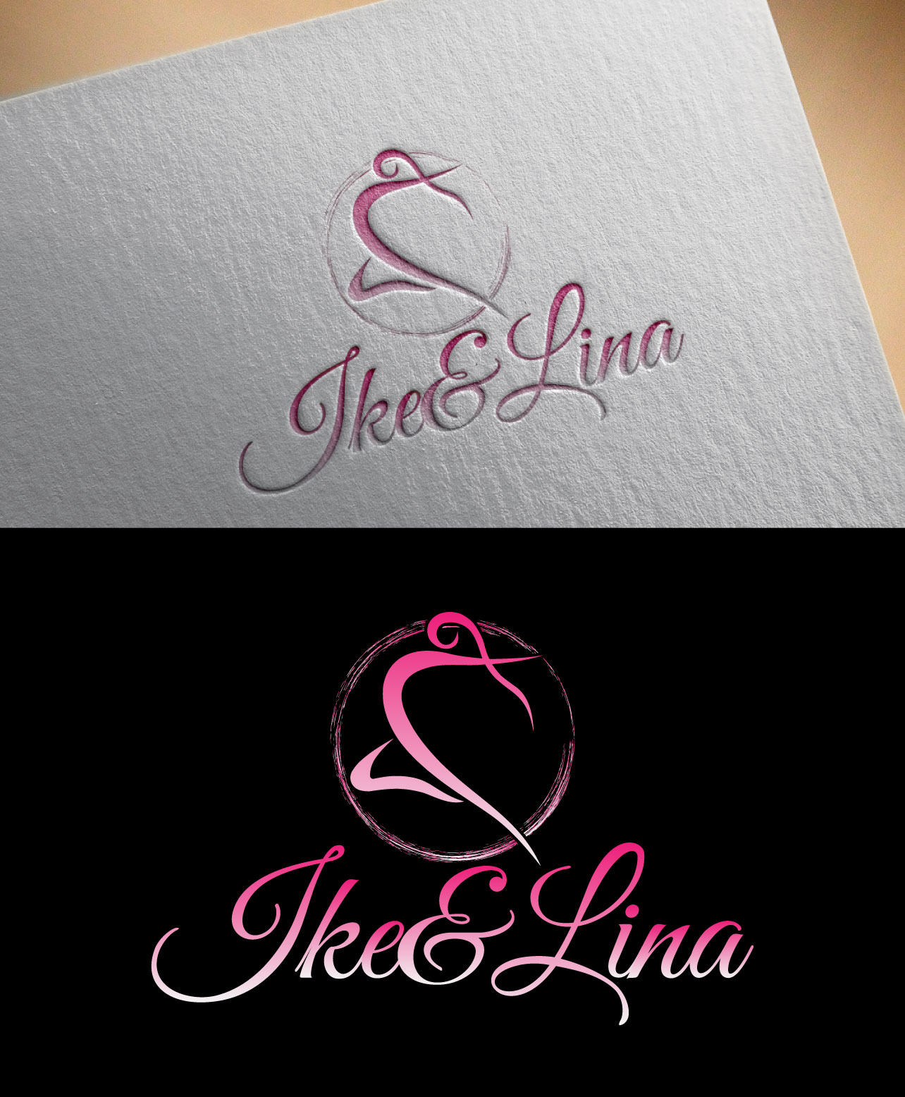 Diseño de Logo por naeem mollah para Ike & Lina | Diseño #30628908