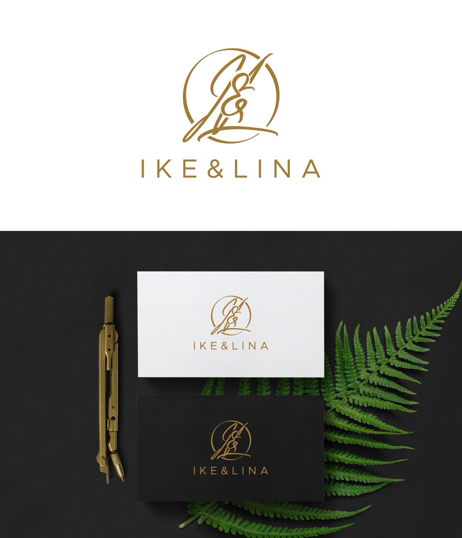 Logo Design by debdesign for Ike & Lina | Design: #30637277