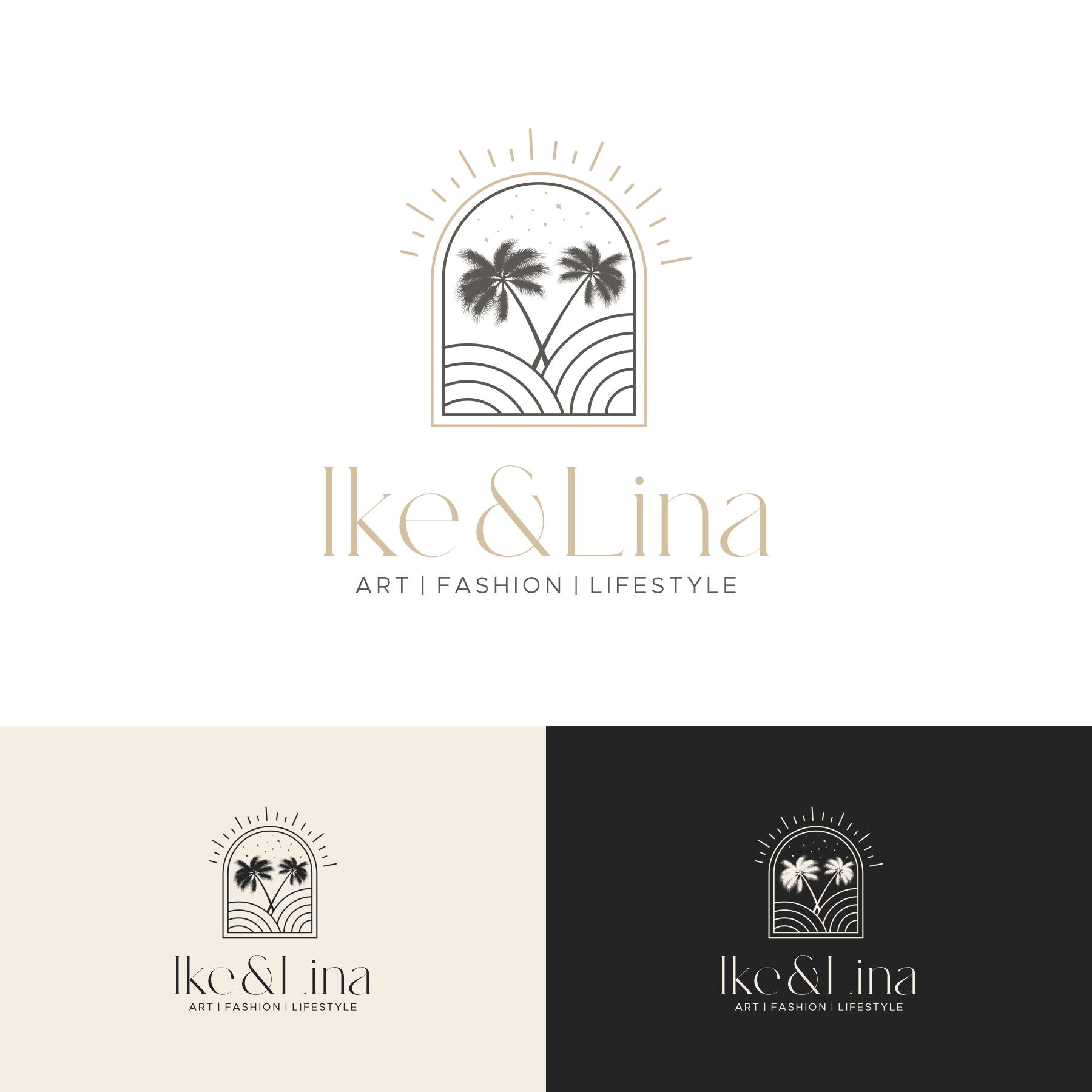 Diseño de Logo por debdesign para Ike & Lina | Diseño #30830195