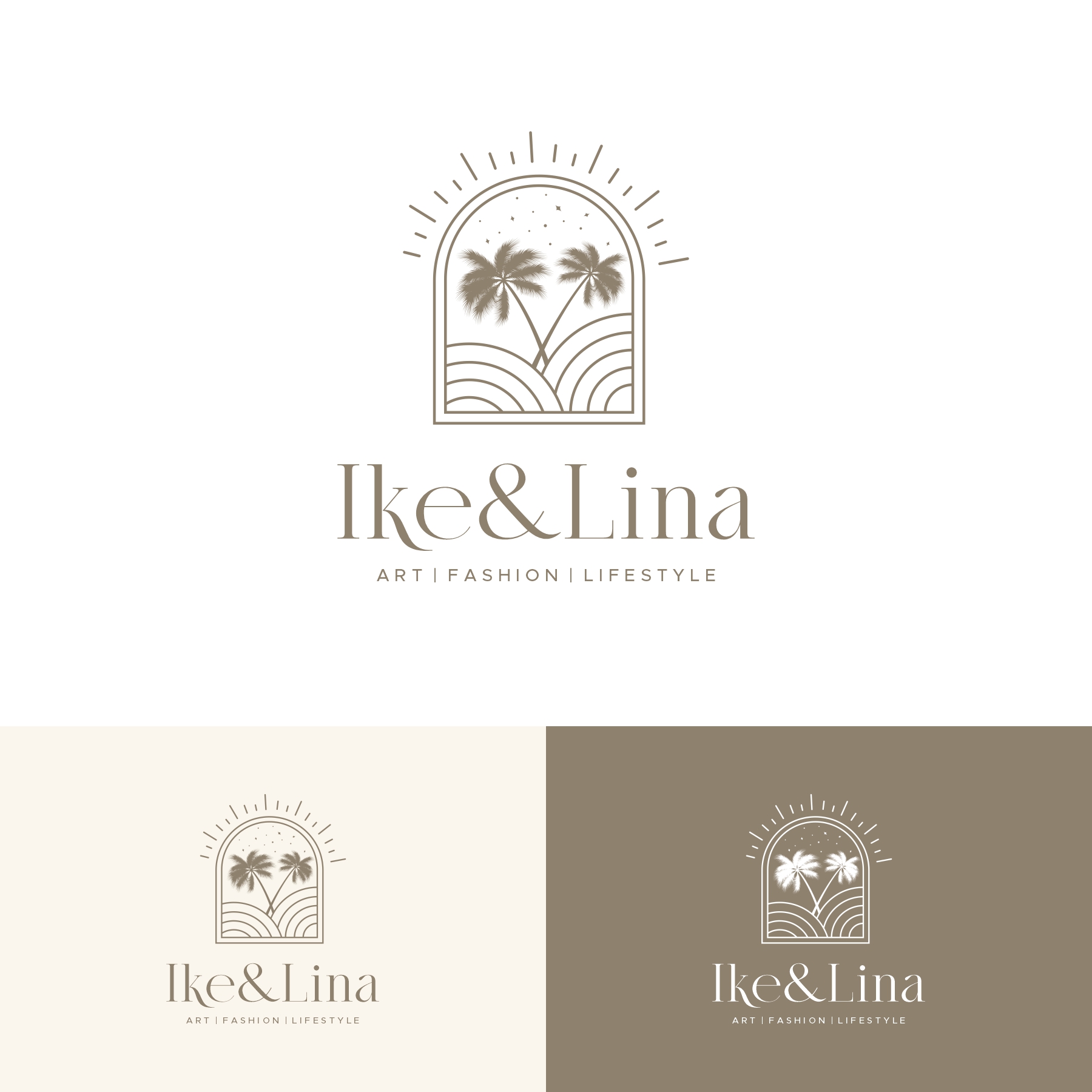 Diseño de Logo por debdesign para Ike & Lina | Diseño #30830199
