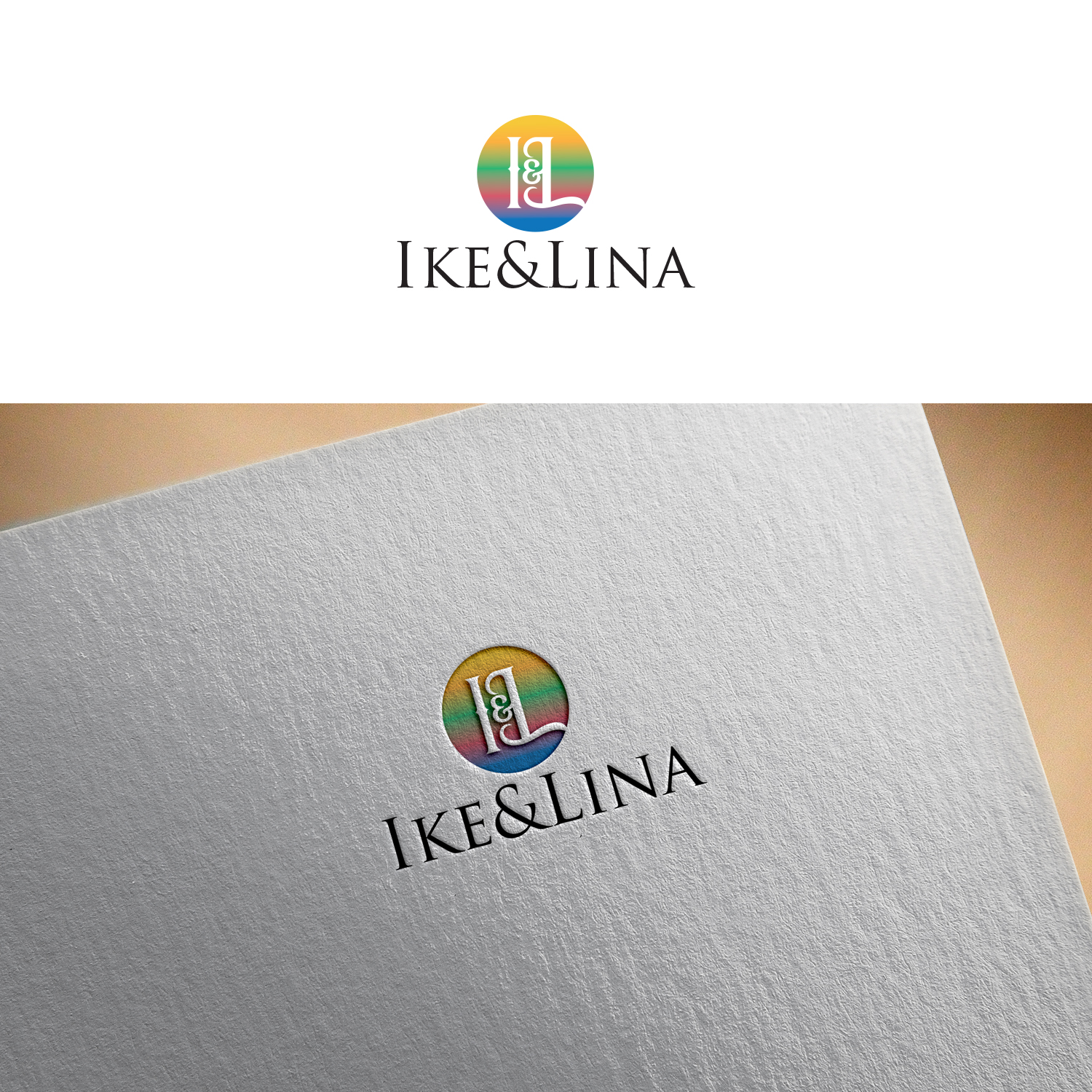 Logo Design by Maxo-Biz for Ike & Lina | Design #30642220