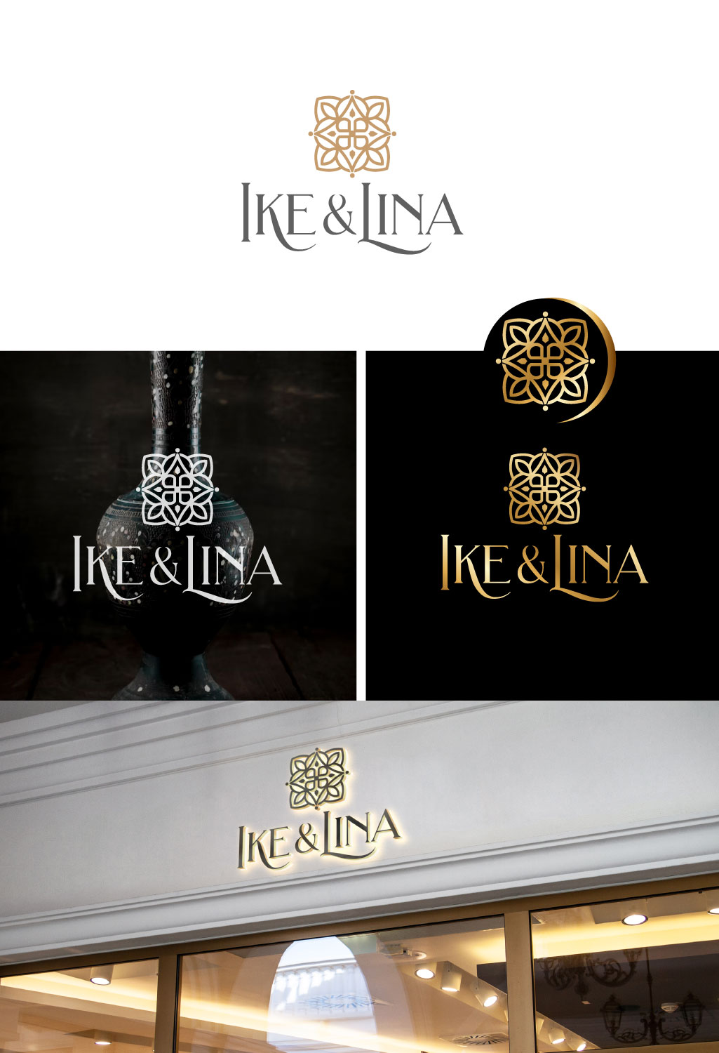 Diseño de Logo por Amethystica para Ike & Lina | Diseño #30649939