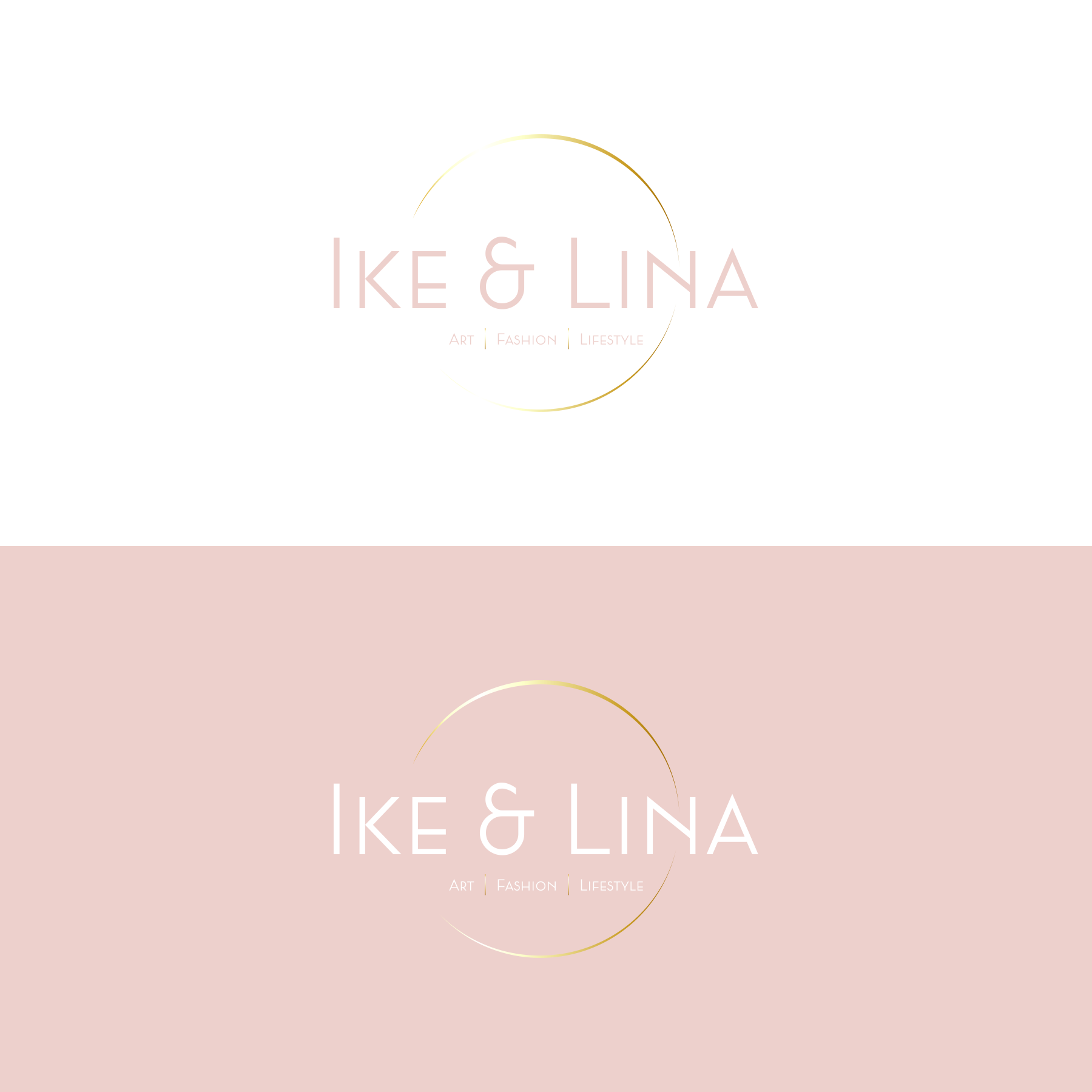 Diseño de Logo por R16 para Ike & Lina | Diseño #30622397