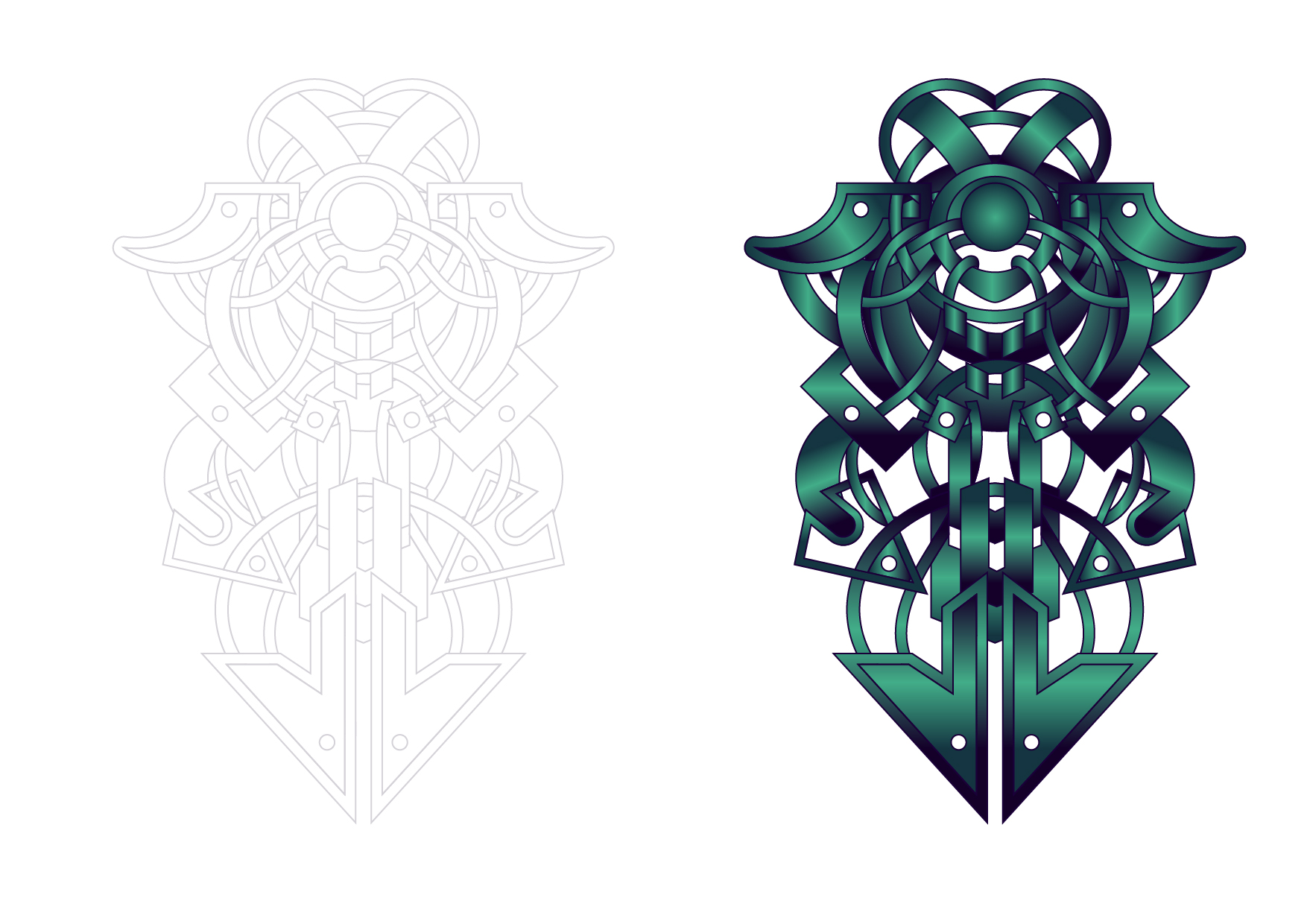 Tattoo Design by ~idiaz~ for this project | Design #30627570