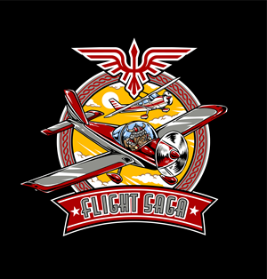 Flight school and flying club t-shirts for pilots and students