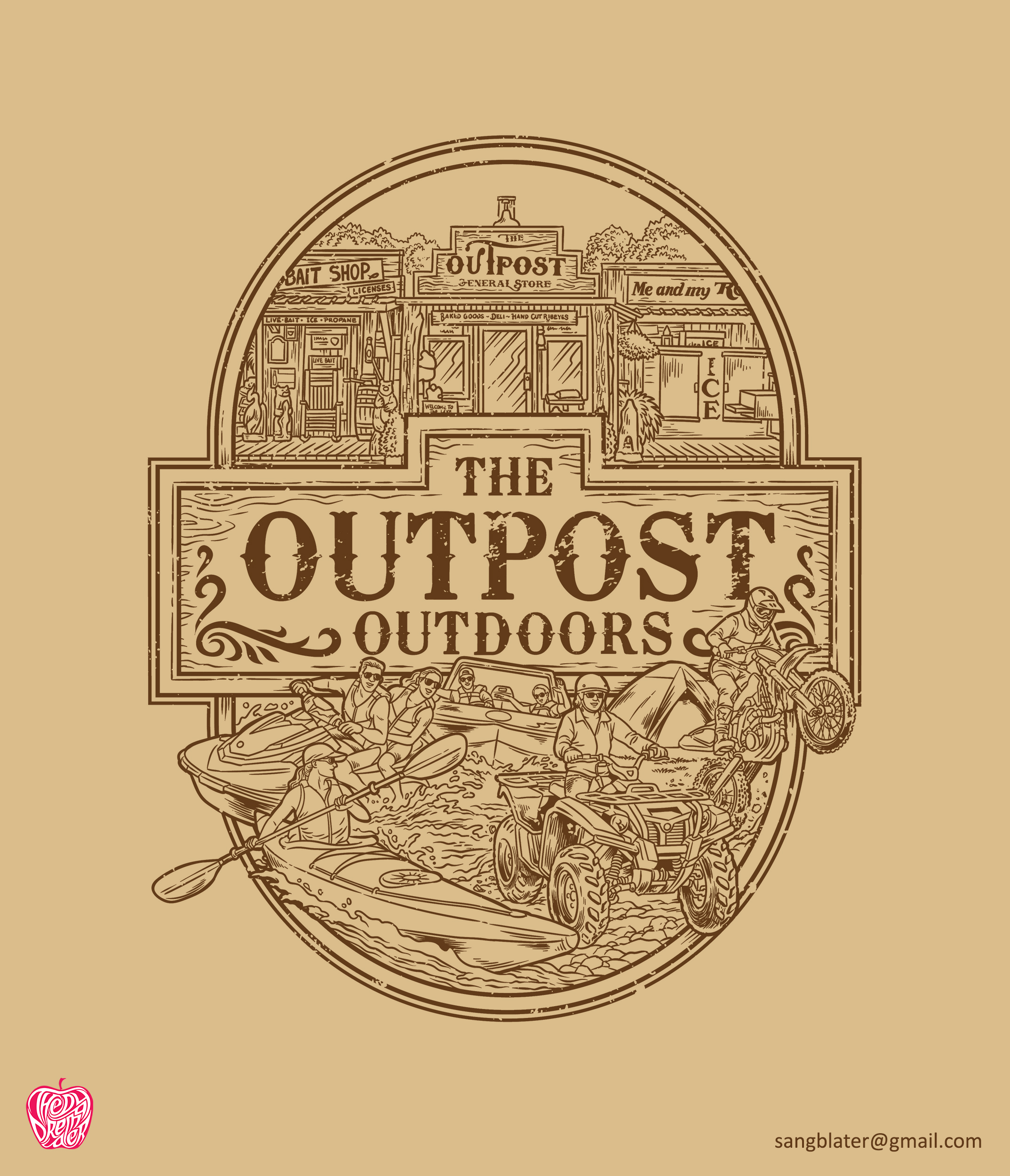 T-Shirt-Design von SangBlater für The Outpost | Design #30659019