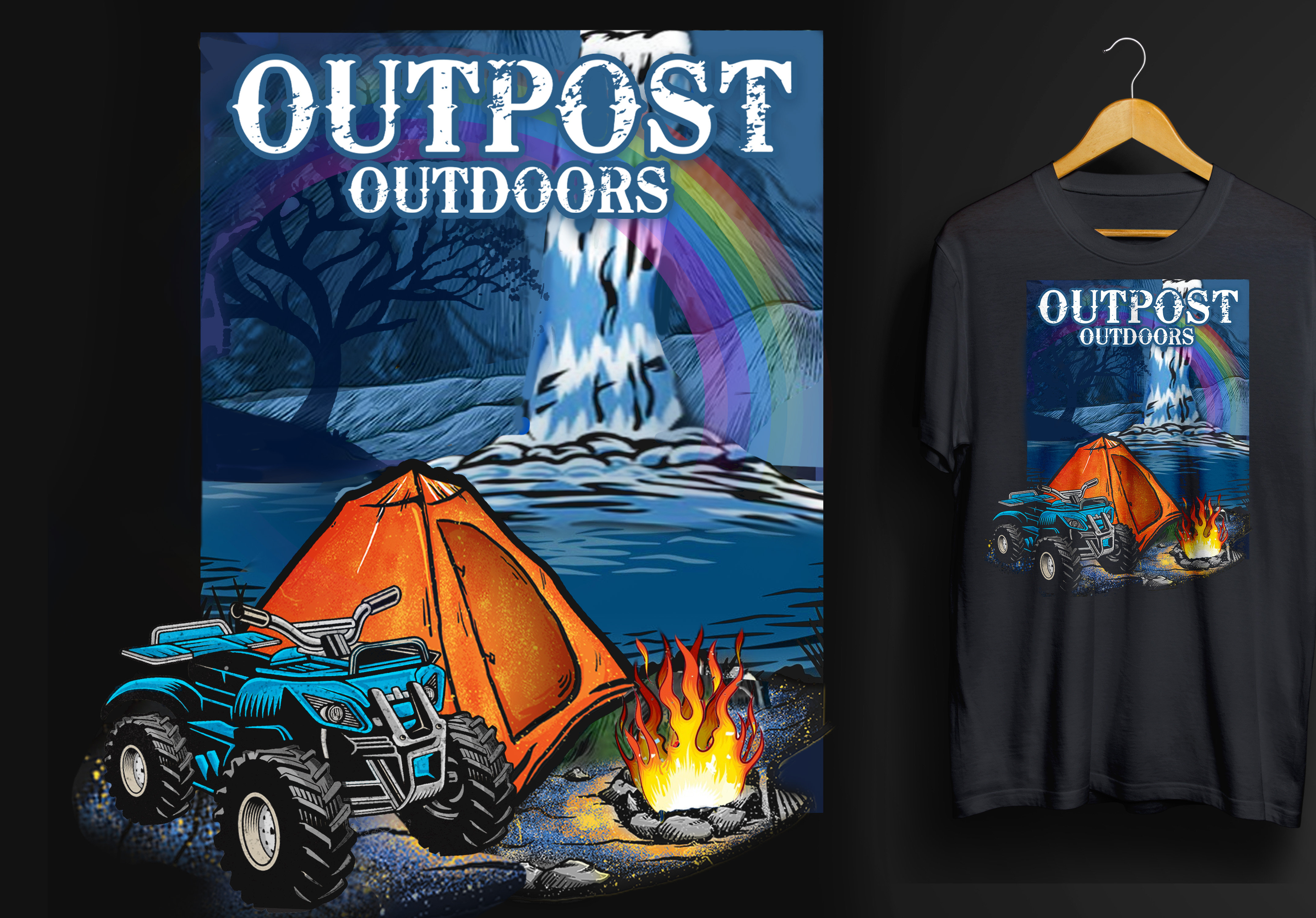 T-shirt Design by Md. Humayun for The Outpost | Design #30657026