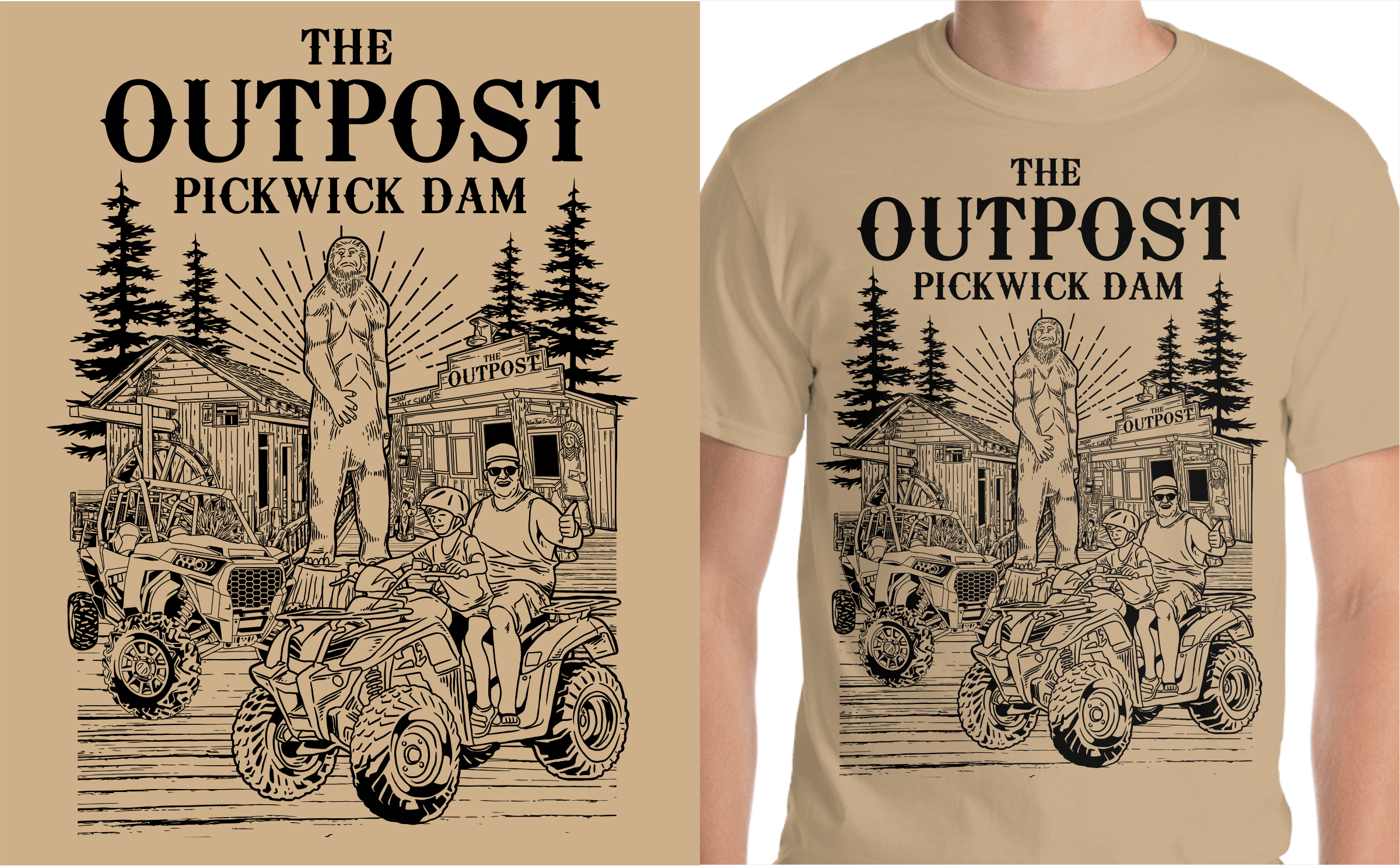 T-shirt Design by Yakuza20 for The Outpost | Design #30673470