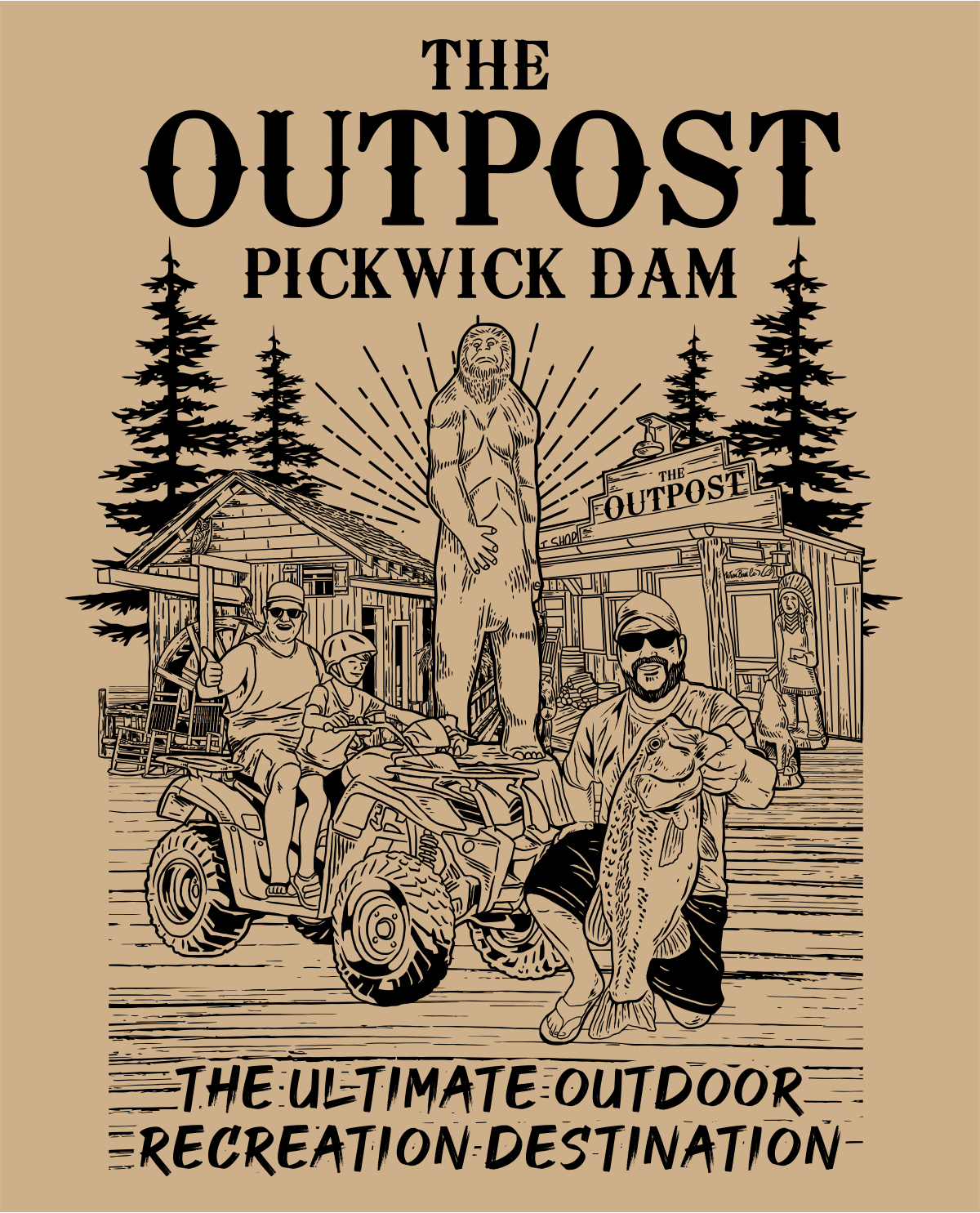 T-shirt Design by Yakuza20 for The Outpost | Design #30673631
