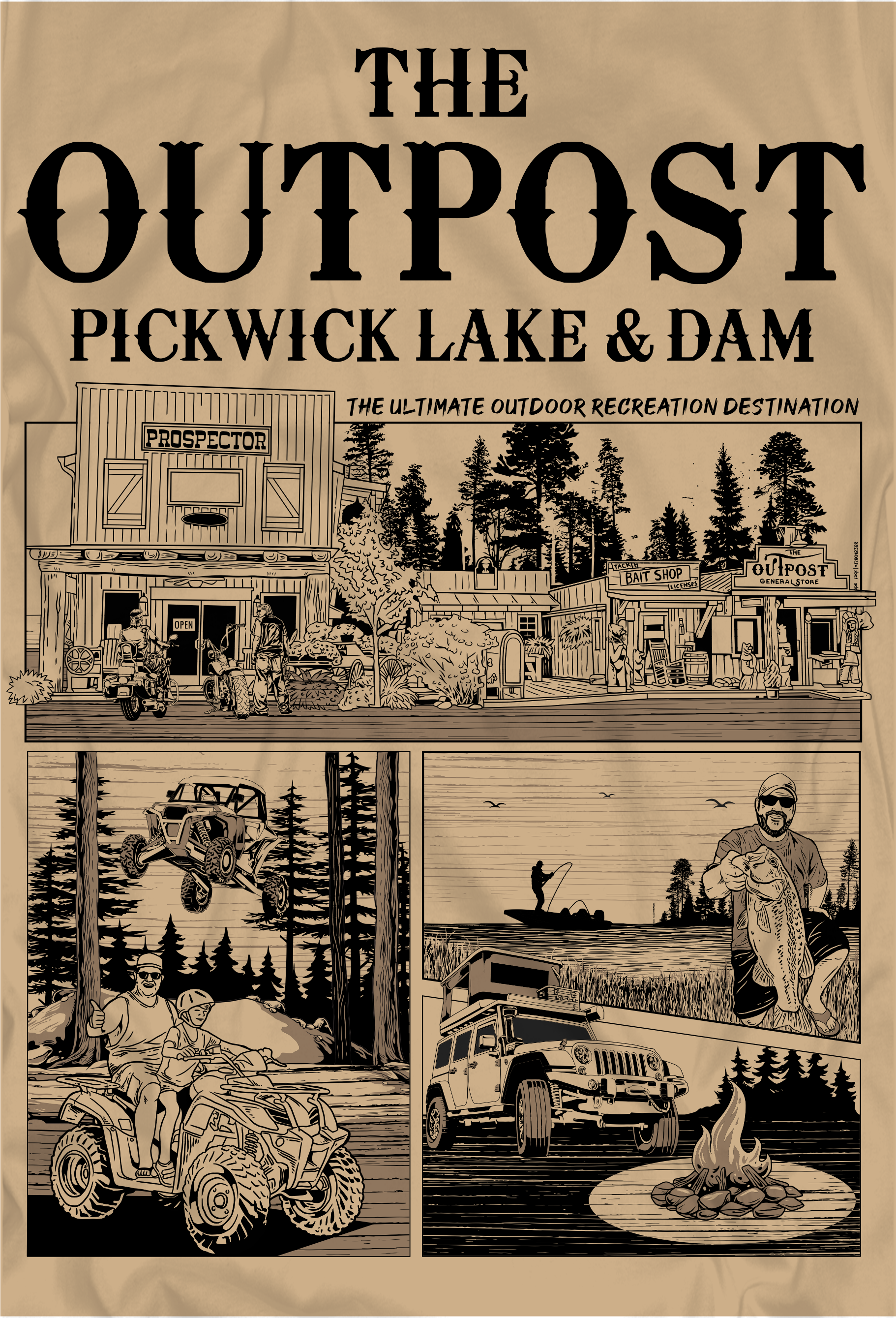T-shirt Design by Yakuza20 for The Outpost | Design #30755563