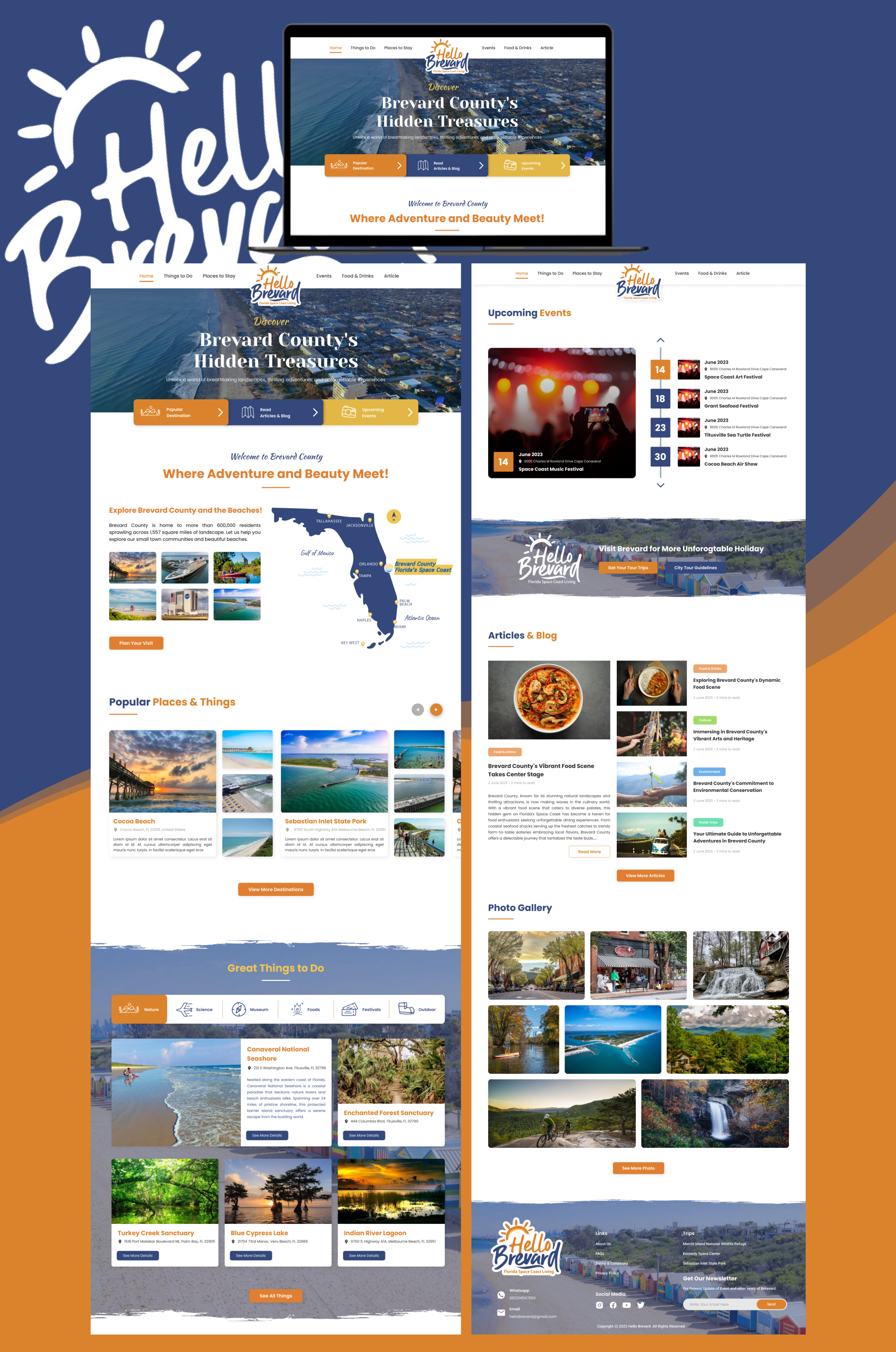 Diseño Web por farhanma para Hello Brevard | Diseño #30656833