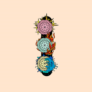 Tatoo design: Three silmarils from JRR Tolkien's legendarium
