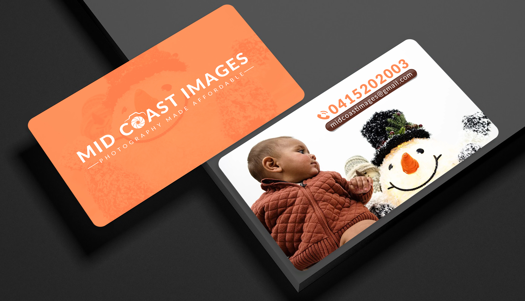 Business Card Design by Sun Moon Graphic Designer for Mid coast images  | Design #30628582
