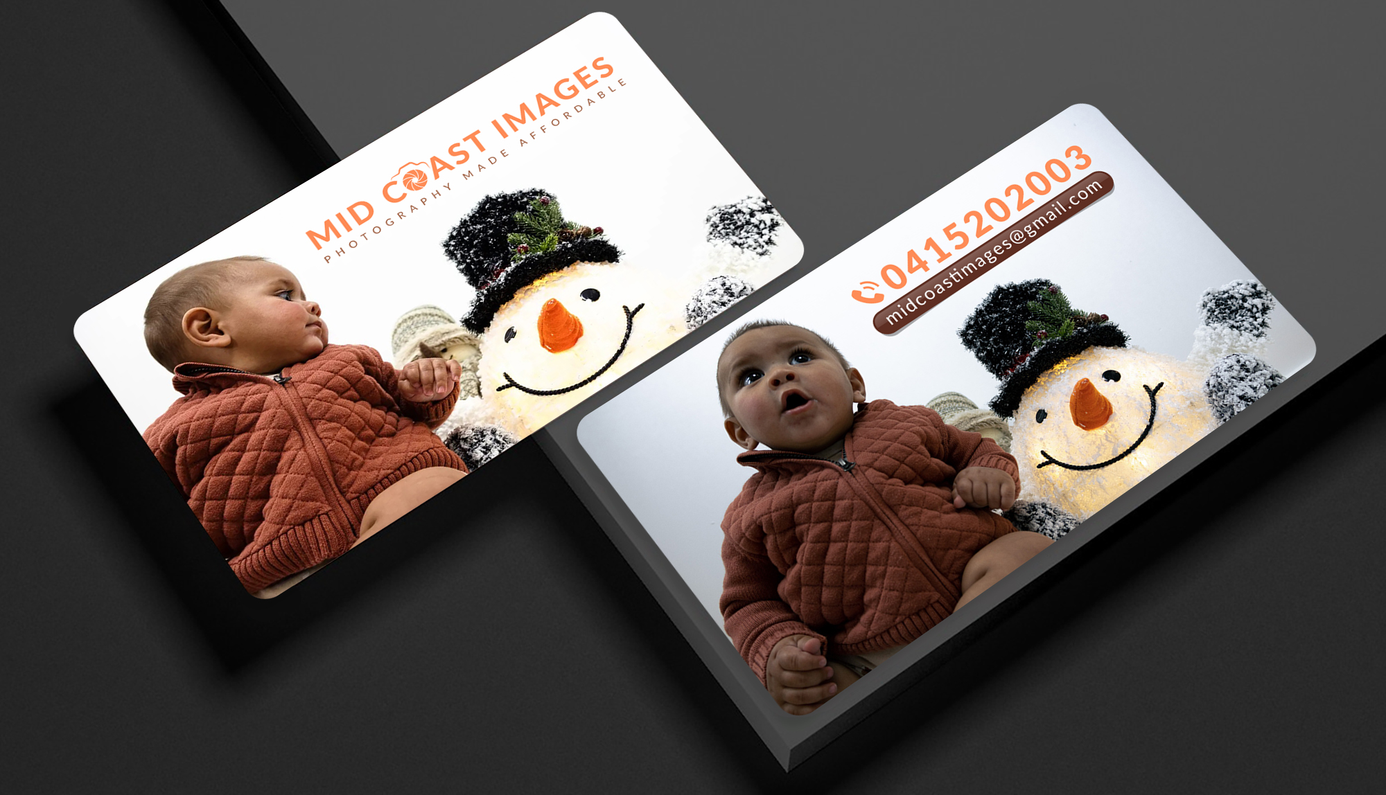 Business Card Design by Sun Moon Graphic Designer for Mid coast images  | Design #30628584