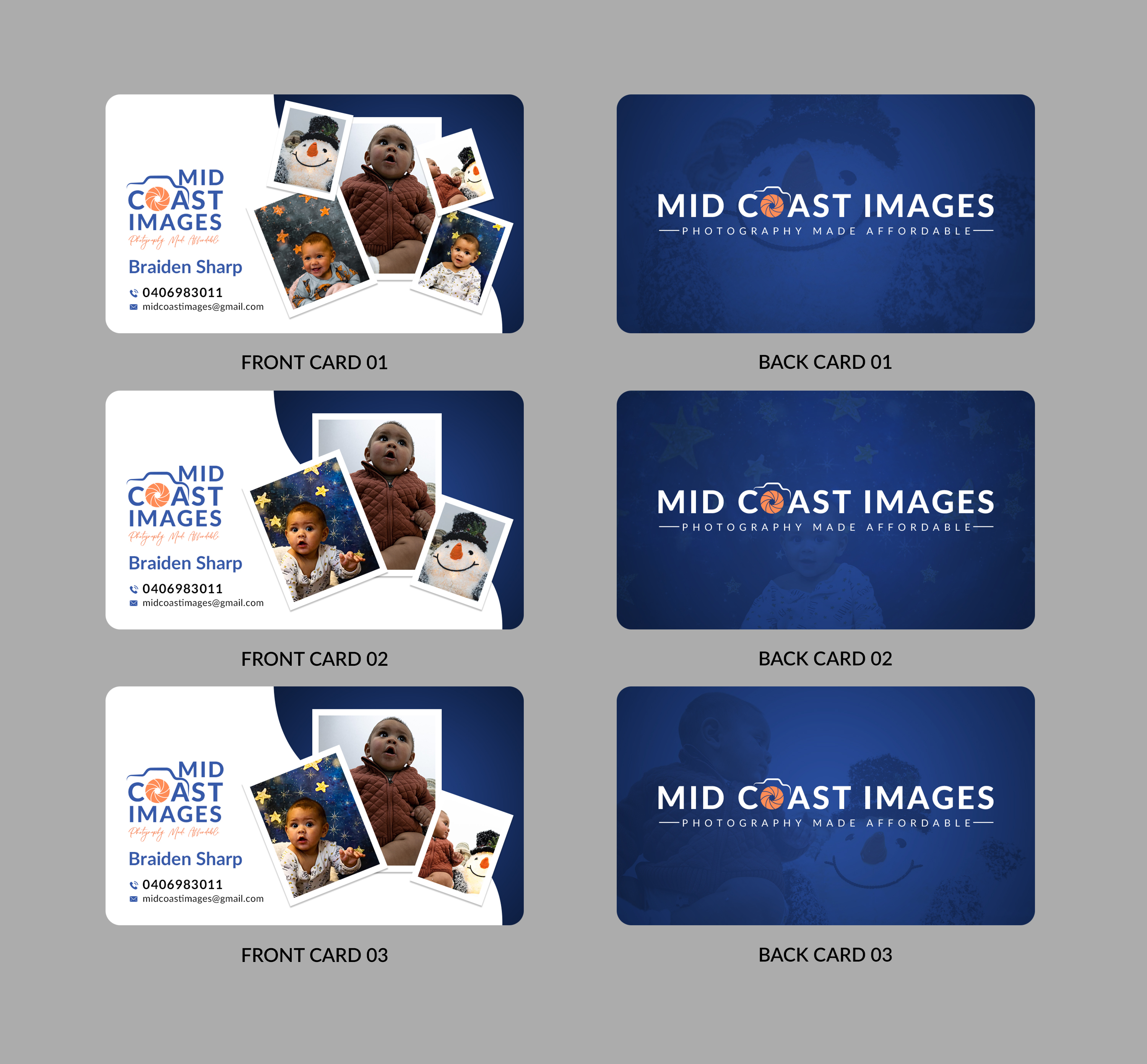 Business Card Design by Sun Moon Graphic Designer for Mid coast images  | Design #30634729