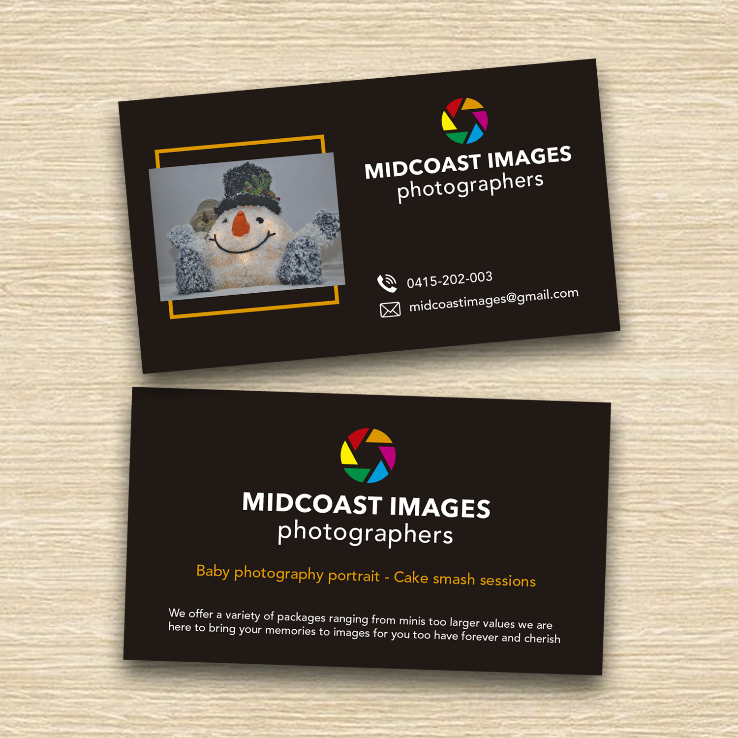 Business Card Design by Wally_F for Mid coast images  | Design #30628721