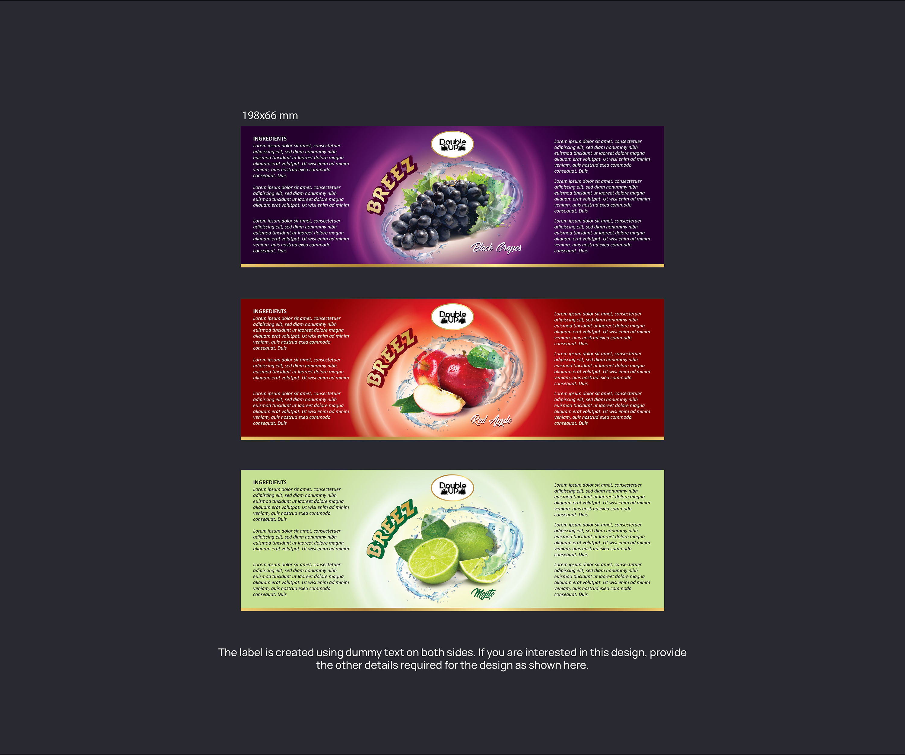 Design Emballage par Rush Advertising pour ce projet | Design #30650426
