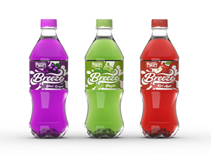 fizzy drinks label design