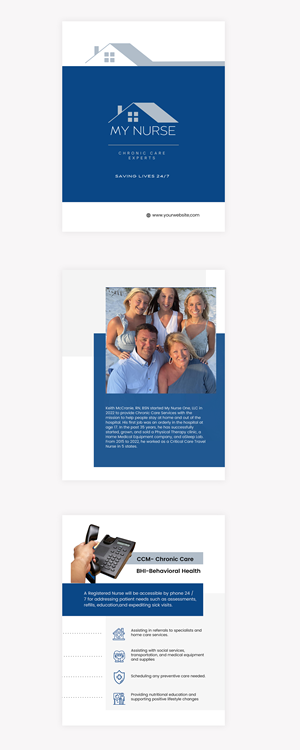 Catalogue Design by Design Motion for MY NURSE ONE, LLC | Design: #30638086