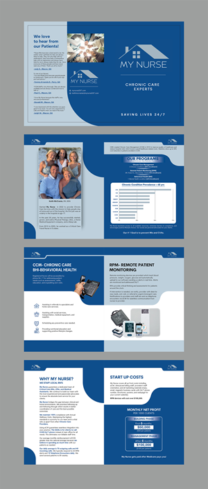 Catalogue Design by Fine Graphics House for MY NURSE ONE, LLC | Design: #30656351
