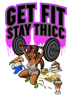 T-shirt Design by katan_designs for Thicc Treats | Design: #30670419