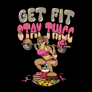 T-shirt Design by tulikur27 for Thicc Treats | Design: #30653781