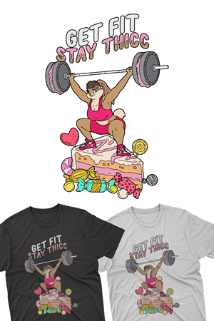 Design de T-shirt par Buci Acul pour Thicc Treats | Design #30648581