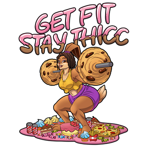 T-shirt Design by Mike Botin for Thicc Treats | Design: #30652437