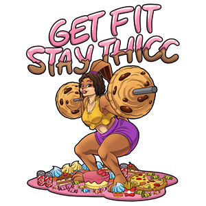 T-shirt Design by Mike Botin for Thicc Treats | Design: #30669917