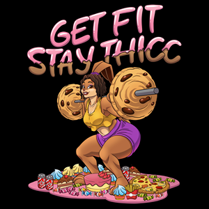T-shirt Design by Mike Botin for Thicc Treats | Design: #30669922