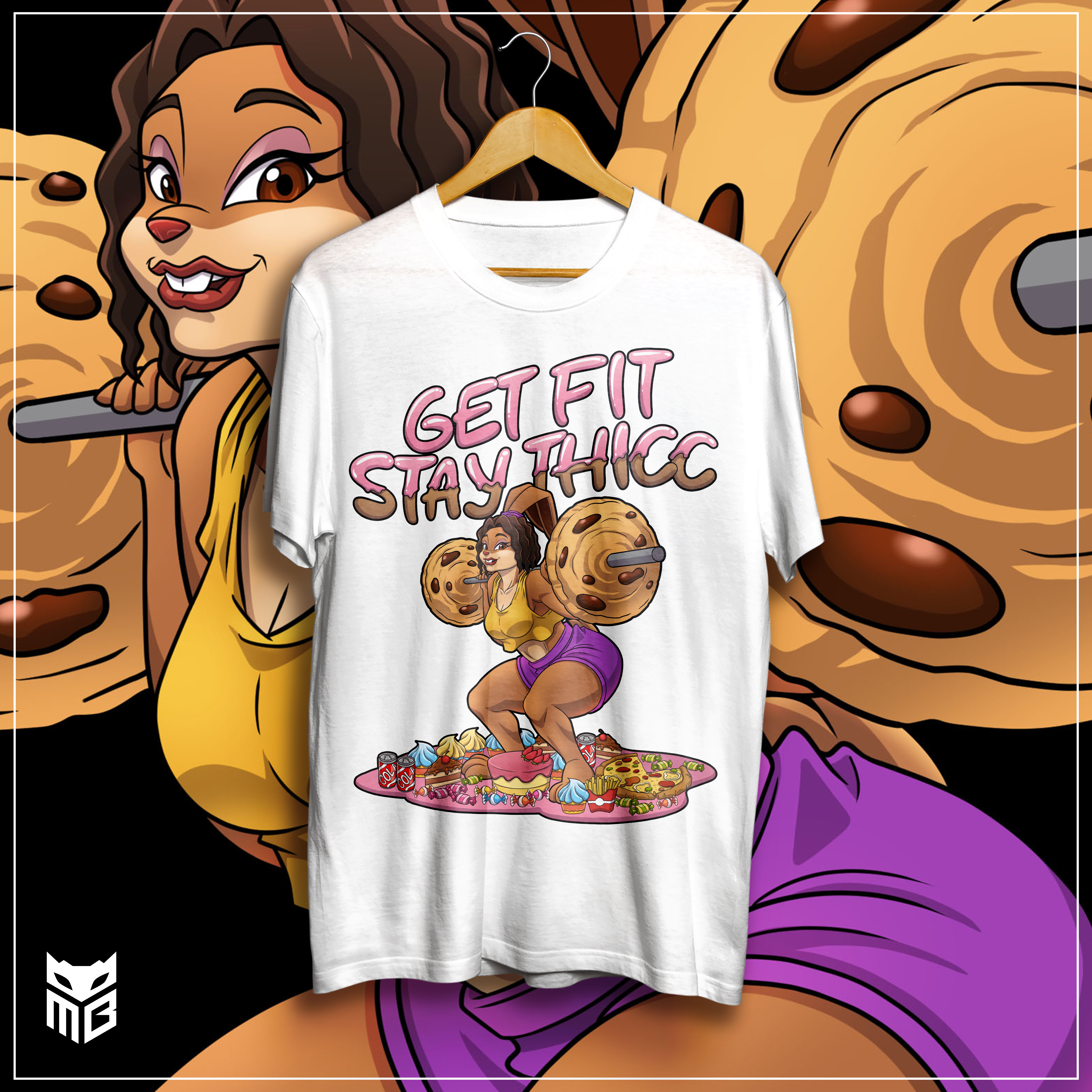 T-shirt Design by Mike Botin for Thicc Treats | Design #30669996