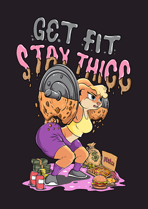 T-shirt Design by Benediction Studio for Thicc Treats | Design: #30644675