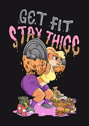 T-shirt Design by Benediction Studio for Thicc Treats | Design: #30647603