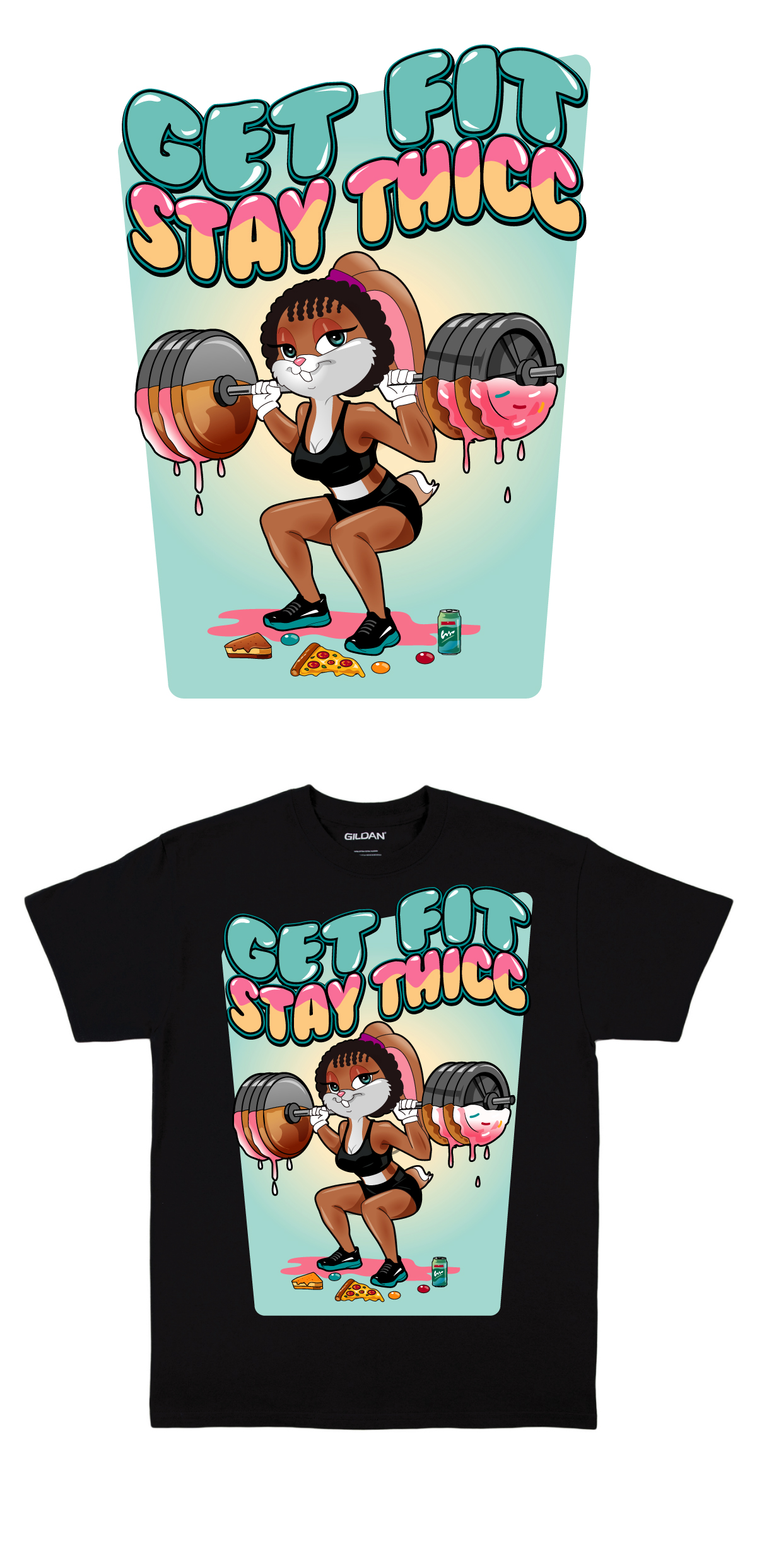 Design de T-shirt par Golden Star pour Thicc Treats | Design #30645189