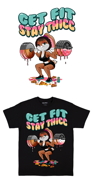 T-shirt Design by Golden Star for Thicc Treats | Design: #30645910