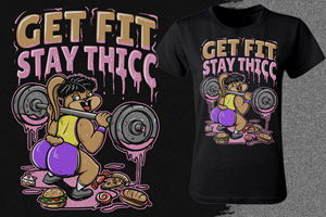 T-shirt Design by Falih A for Thicc Treats | Design: #30637801
