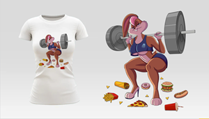 Design de T-shirt par Tsvetan Alexandrov pour Thicc Treats | Design #30704208