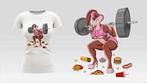 T-shirt Design by Tsvetan Alexandrov for Thicc Treats | Design: #30707518