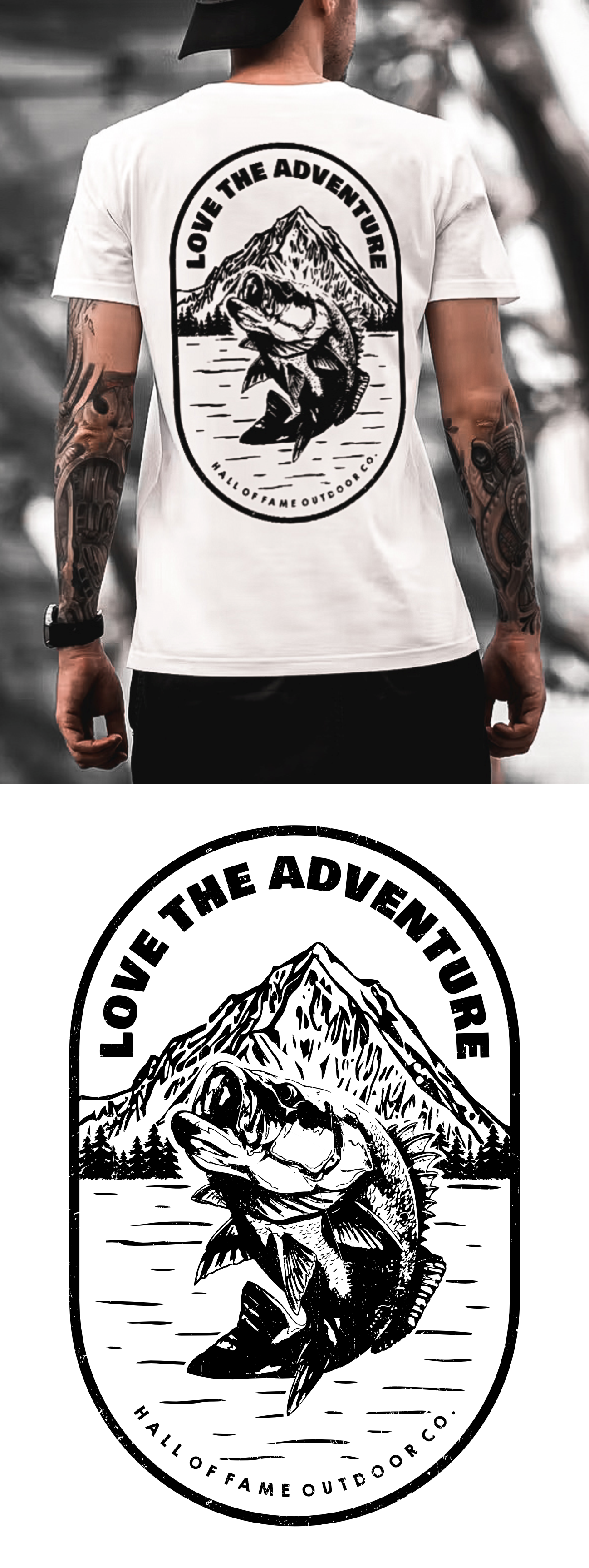 Diseño de Camiseta por DoppelGanger Studio para Hall of Fame Outdoor Co. | Diseño #30637121