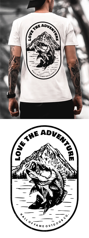 Diseño de Camiseta por DoppelGanger Studio para Hall of Fame Outdoor Co. | Diseño: #30637121