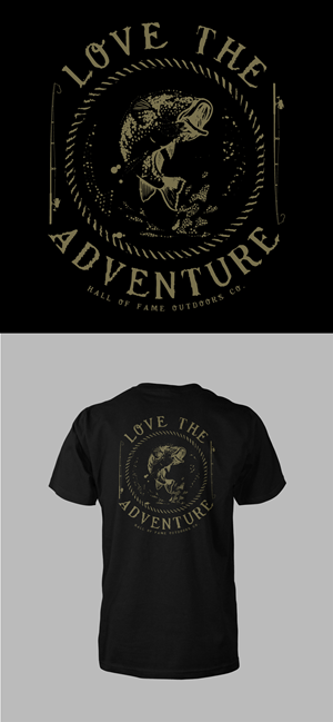T-Shirt-Design von 1Concept für Hall of Fame Outdoor Co. | Design #30640829